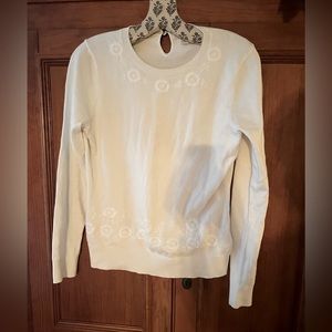 Brooks Brothers vintage Cotton Crewneck Sweater with Embroidery • size Small